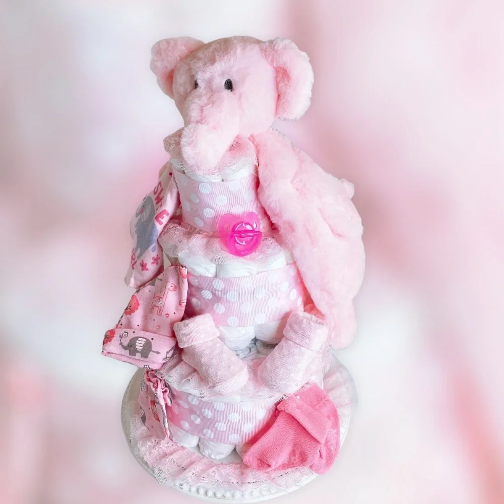 Elephant Diaper Cake